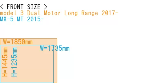#model 3 Dual Motor Long Range 2017- + MX-5 MT 2015-